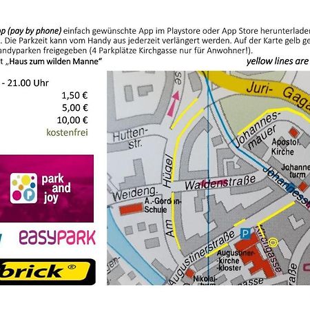 Haus Zum Wilden Manne Villa Erfurt Eksteriør billede